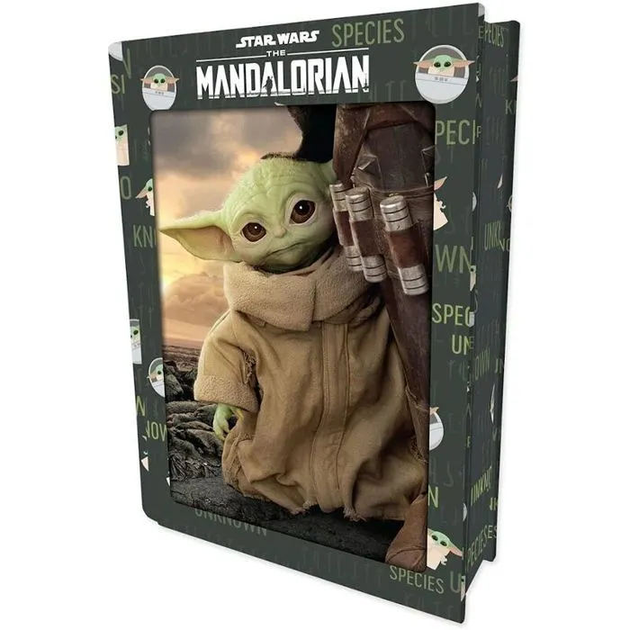 Puzzle livre lenticulaire Star Wars: The Mandalorian - Espèce inconnue - 2 300 pcs 41x31 cm-0
