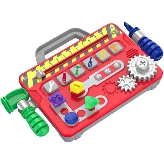 Mallette à Outils - KD - Ma Première Mallette à Outils - 6 activités et 3 modes de jeux pour s'amuser en sécurité-2