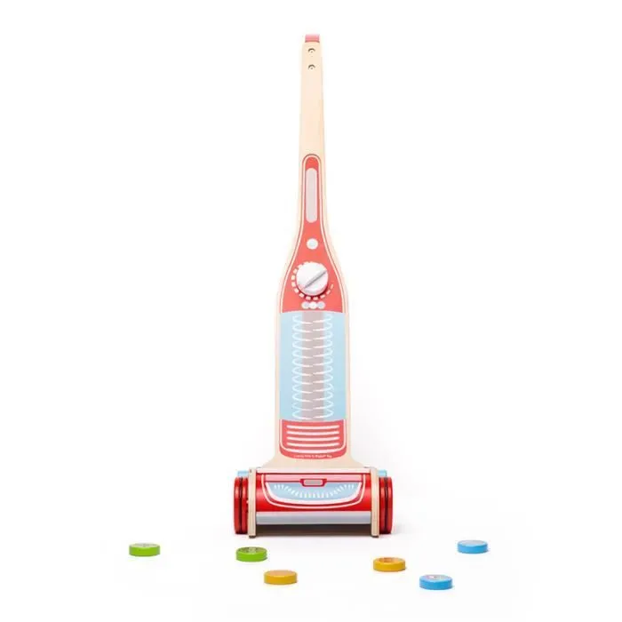 Aspirateur jouet en bois - BIGJIGS - Jouets par univers - Jeux d'imitation-3