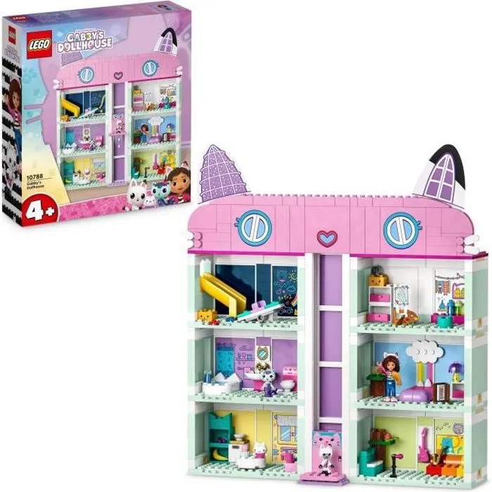 LEGO 10788 La Maison Magique de Gabby - Jouet de Construction pour enfant 4 ans - Figurines-0