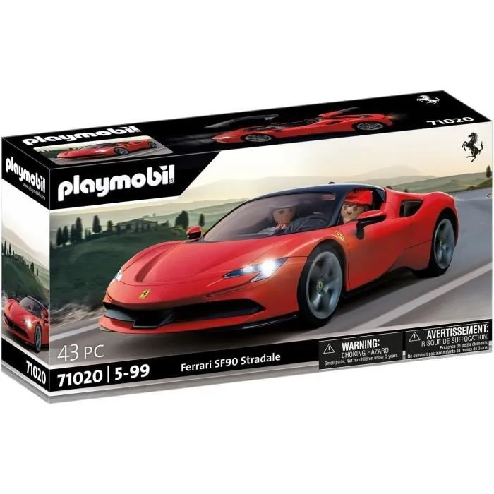 PLAYMOBIL 71020 Ferrari SF90 Stradale, Classic cars, Adulte, Voiture de collection, 43 pièces-0