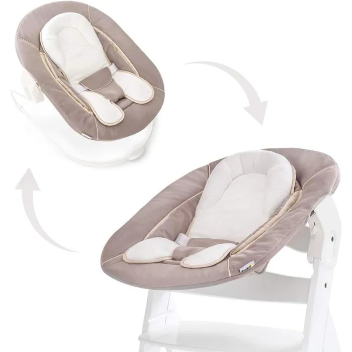 Transat - HAUCK - Alpha Bouncer 2in1 - Confortable et sécurisé - Stretch Beige-2