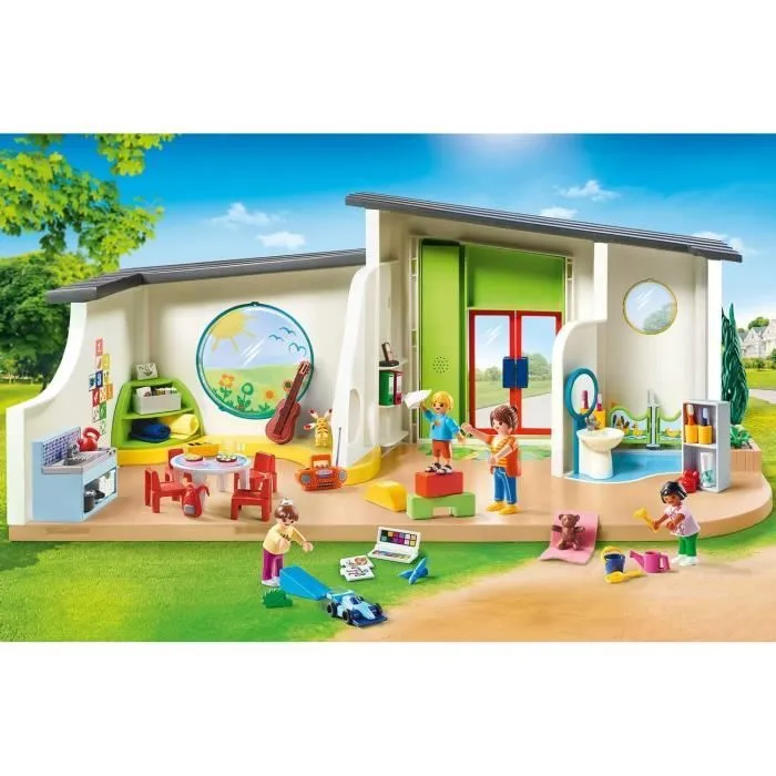 PLAYMOBIL - City Life - Centre de loisirs - 70280 - Table, chaises, espace jeux, cuisine, sanitaires-1