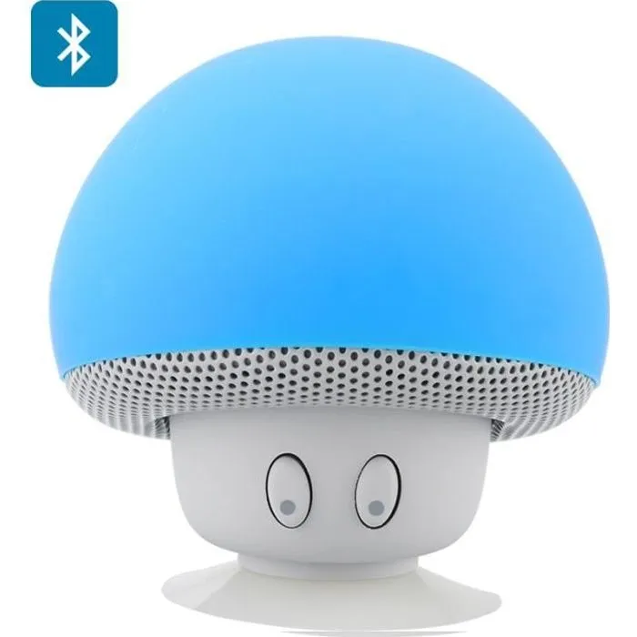 Enceinte Bluetooth waterproof - HIGH-TECH & BIEN-ETRE - Mario Champignon - Sans fil - Résistant à l'eau-0