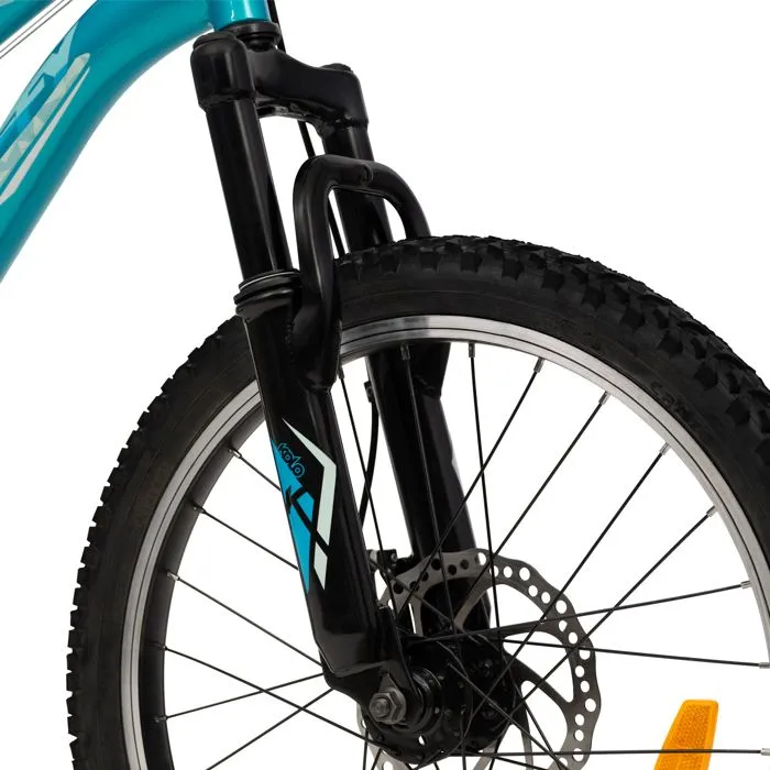 Vélo Enfant - Huffy Extent - Roues 20" - Age 6 à 9 ans - 2 Freins - 6 vitesses - Amortisseur Avant - Bleu Cyan-5