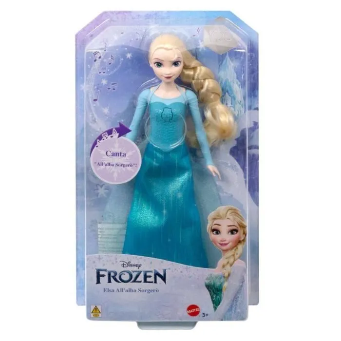 Poupée Disney Frozen Elsa chantant A l'aube je me lèverai-2