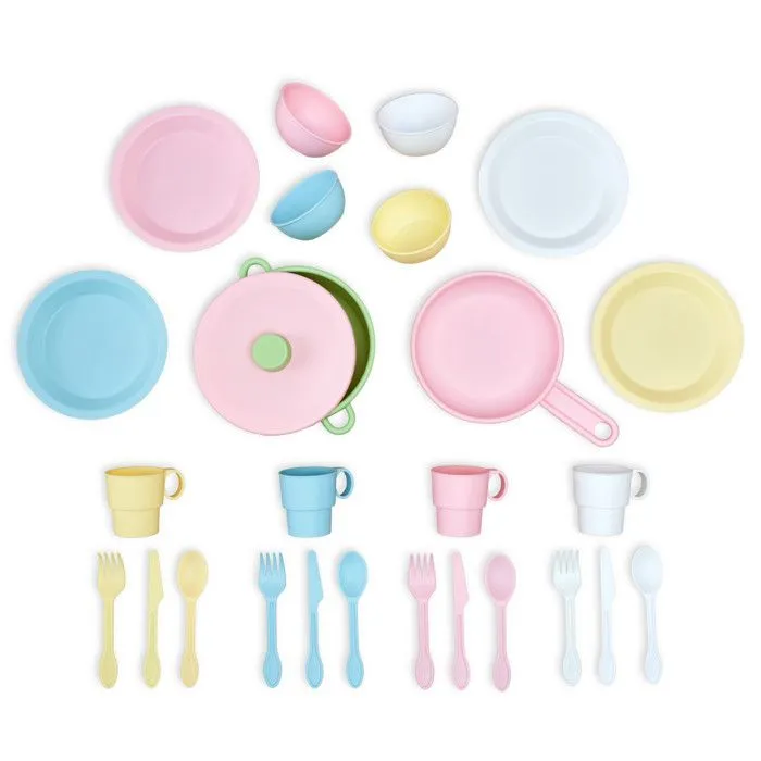 KIDKRAFT - Dinette ustensiles de cuisine - 27 pièces - pastel-0