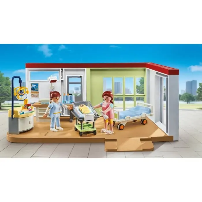PLAYMOBIL - 71616 - Chambre de maternité-1