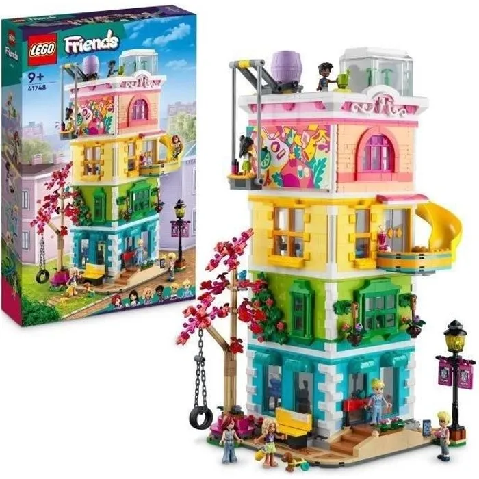 LEGO® Friends 41748 Le Centre Collectif de Heartlake City, Jouet de Construction Modulaire-0