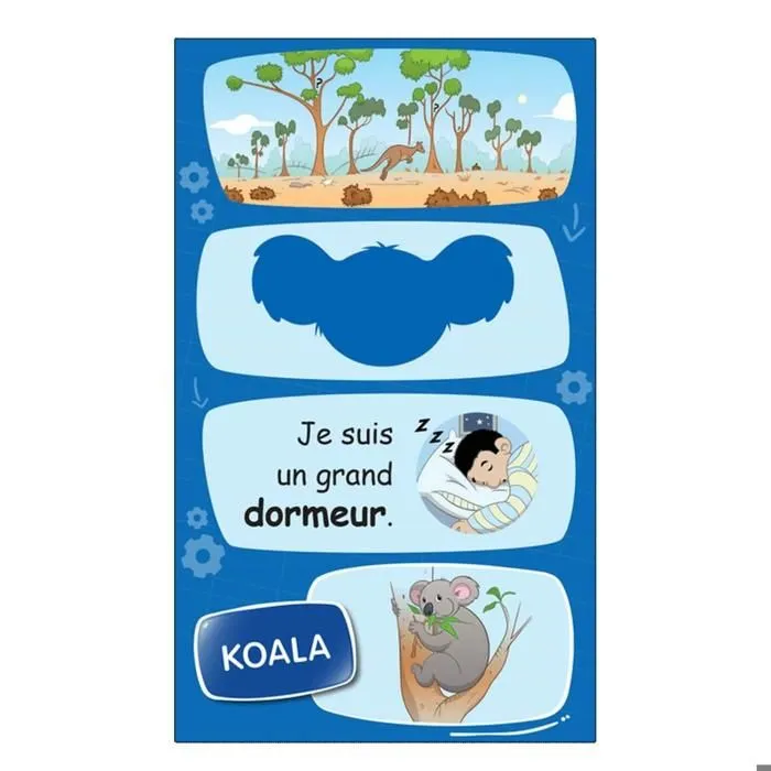 Jeu de cartes - BIOVIVA - Bioviva Enigmes junior Animaux - 5 ans - Enfant - 35 min - Jeu de carte-3