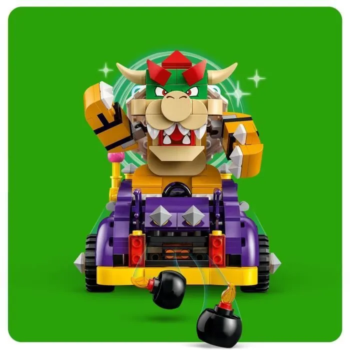 LEGO® 71431 Super Mario Ensemble d'Extension Bolide de Bowser, Jouet de Kart pour Enfants Dès 8 Ans avec Figurine Bowser-3
