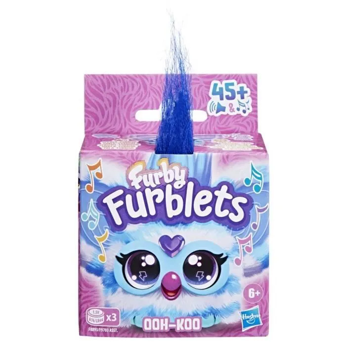Furby Furblets Ooh-Koo Rock, Mini peluche électronique pour filles et garçons, plus de 45 sons, à partir de 6 ans, Hasbro-7