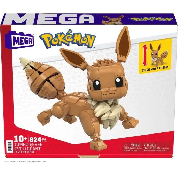 Mega Construx - Pokemon Evoli Géant - Briques de construction - 10 ans et + GMD34-5