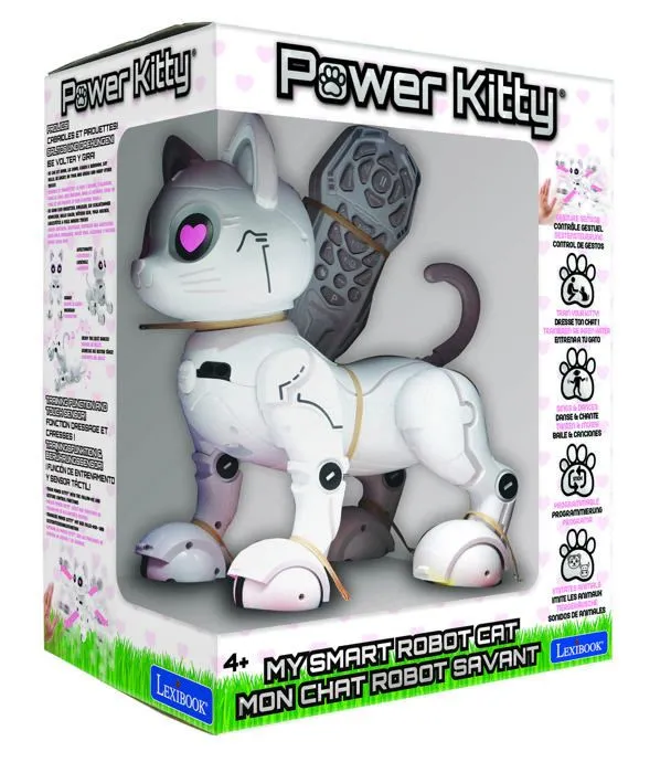 Robot chat Power Kitty - LEXIBOOK - Programmable, tactile, avec télécommande et contrôle gestuel-5
