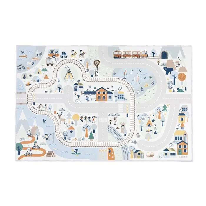 Janod - Tapis de jeu Vallée blanche - JURATOYS-0