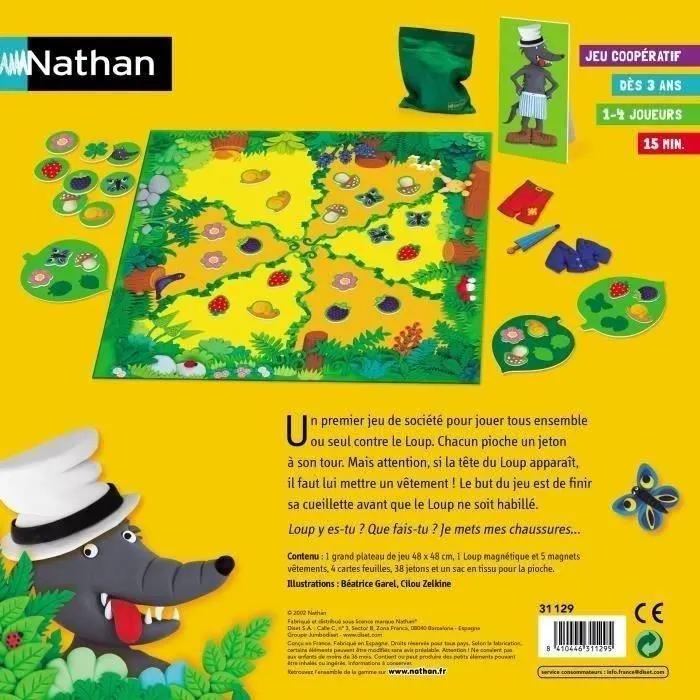 NATHAN - Le jeu du Loup - Jeu de Société-2
