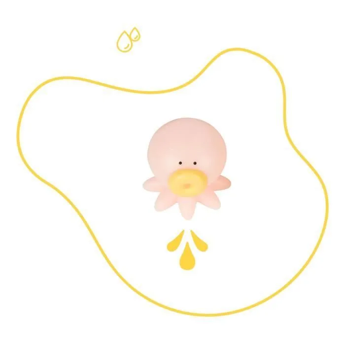 Badabulle Jouets de bain Rigolos Splash - Lot de 6 - Multicolore - Pour bébé dès la naissance-3