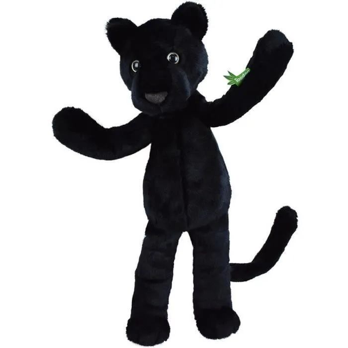 TOODOO Peluche panthère noire toute douce ± 65 cm-1