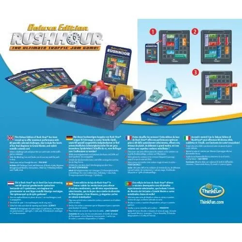Rush Hour Deluxe - Ravensburger - Casse-tête Think Fun - 60 défis 5 niveaux - Dès 8 ans-3