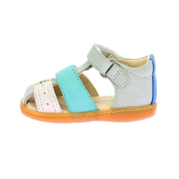Sandales - KICKERS - Kick Bazar - Cuir - Vert - Enfant Garçon-3