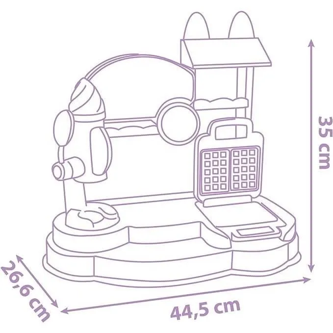 Gabby et la Maison Magique - Marchande de glaces - Smoby - 20 Accessoires - Fabriqué en France-2