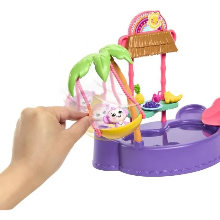 Enchantimals-Piscine singe-Coffret poupée et accessoires HTW73-4