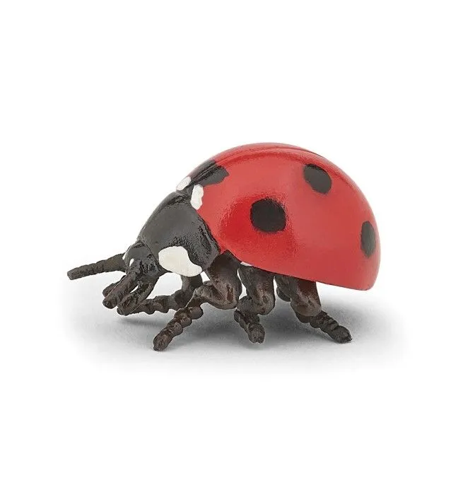Figurine Coccinelle - PAPO - Modèle Coccinelle - Rouge - Enfant - Intérieur-0