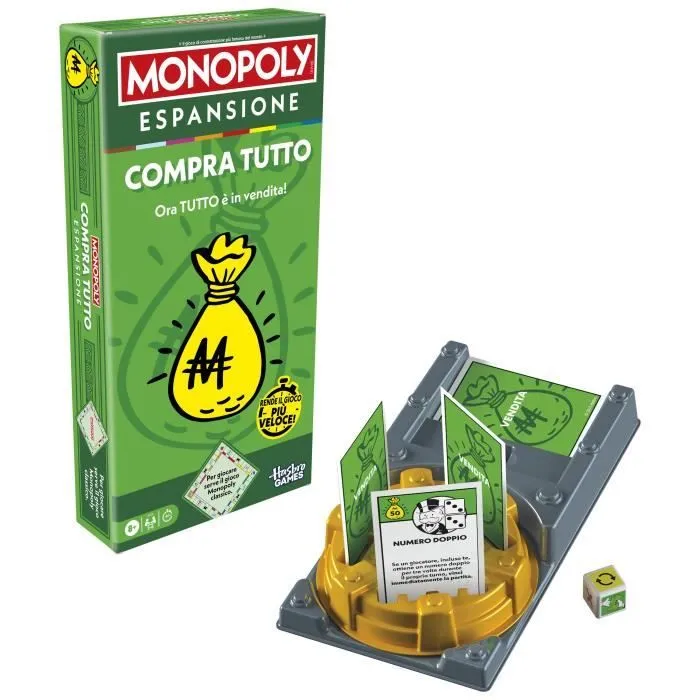 Monopoly Extension Tout est à vendre, rend le jeu Monopoly classique plus amusant et plus rapide, jeux de plateau, 2 à 6 joueurs, 40-1