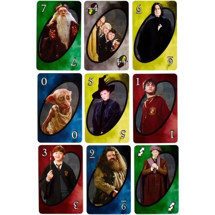 Mattel Games - UNO Harry Potter - Jeu de Société - 7 ans et + FNC42-2