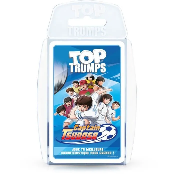 Jeu de cartes TOP TRUMPS CAPTAIN TSUBASA - Winning Moves - Multicolore - 2 joueurs ou plus - 10 min-0