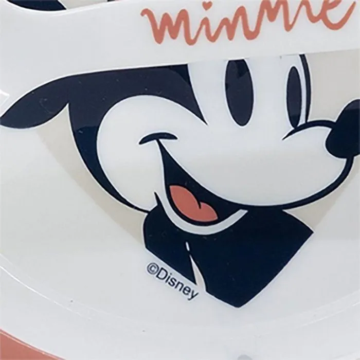 STOR Coffret cadeau Disney Minnie enfant, plastique et silicone sans BPA, biberon bol cuillère, lavable réutilisable-3