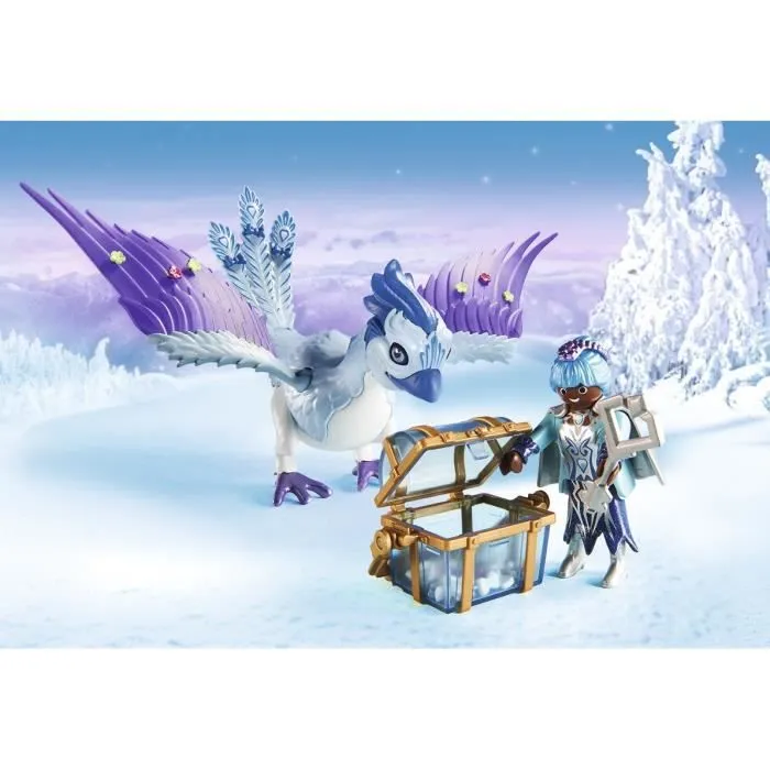 PLAYMOBIL Magic - Gardienne et Phénix royal - Pattes mobiles - 45 pièces - A partir de 4 ans-2