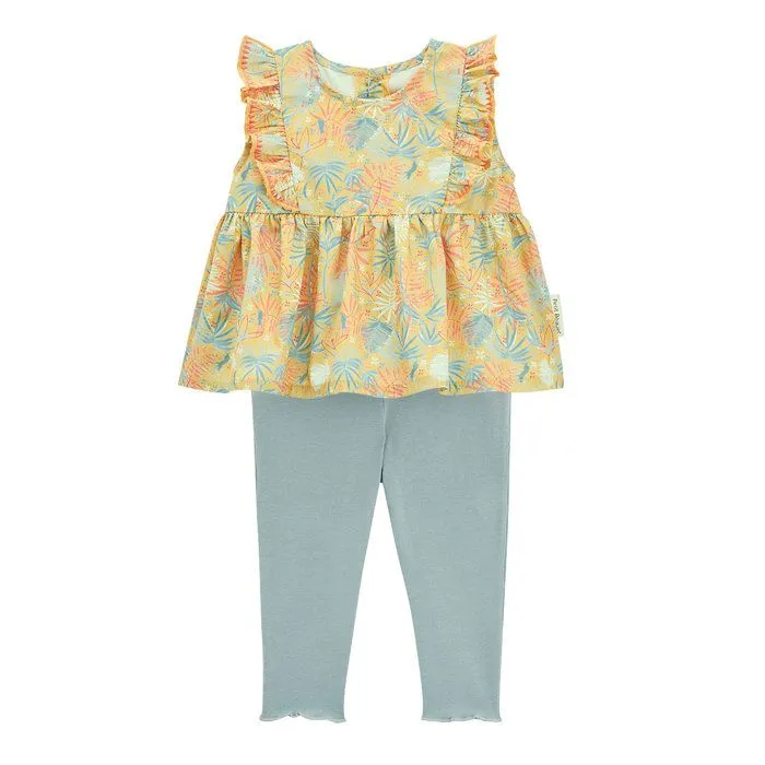 Ensemble fille tunique + legging Chat bada bada-0