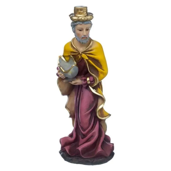 Santons en Résine - FEERIC LIGHT & CHRISTMAS - 20 cm - Couleurs traditionnelles - Mixte - Adulte-5