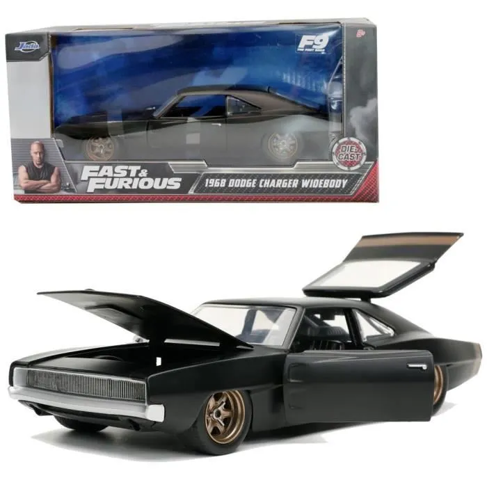 Jada - Fast & Furious - 1968 Dodge Charger Widebody Die Cast - Véhicule à l'échelle 1:24-0