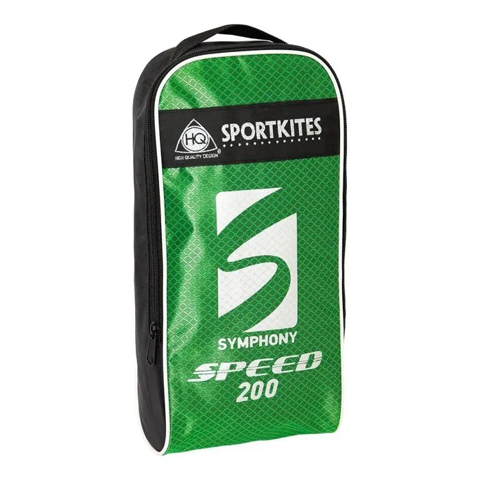 Cerf-volant à matelas Symphony Speed - HQ Kites - 220 x 58 cm - Vert-2
