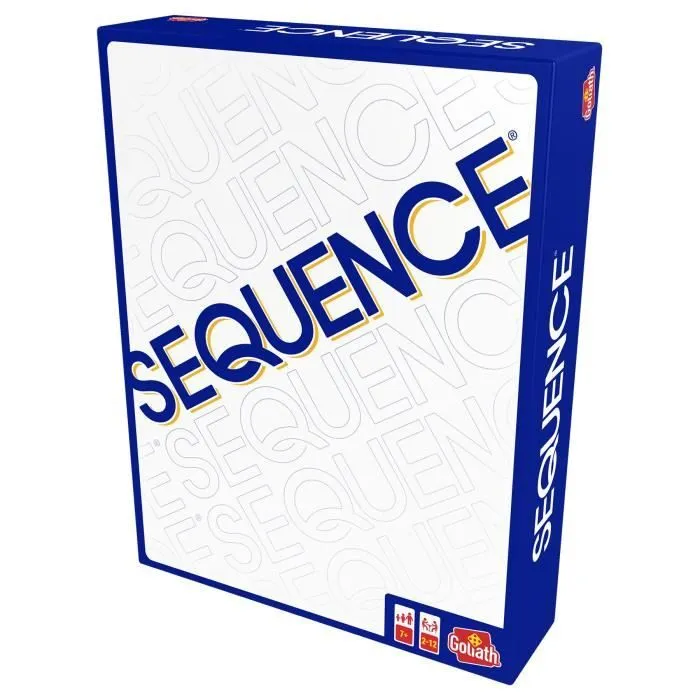 SEQUENCE Jeu de stratégie Goliath - Classique des USA - 2 lignes de 5 - 2 joueurs ou plus-4