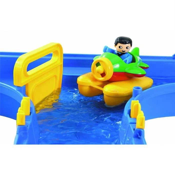 Port d'activités WaterPlay Niagara - BIG - Smoby - Roue à eau et canaux éducatifs pour enfants de 3 ans et plus-1