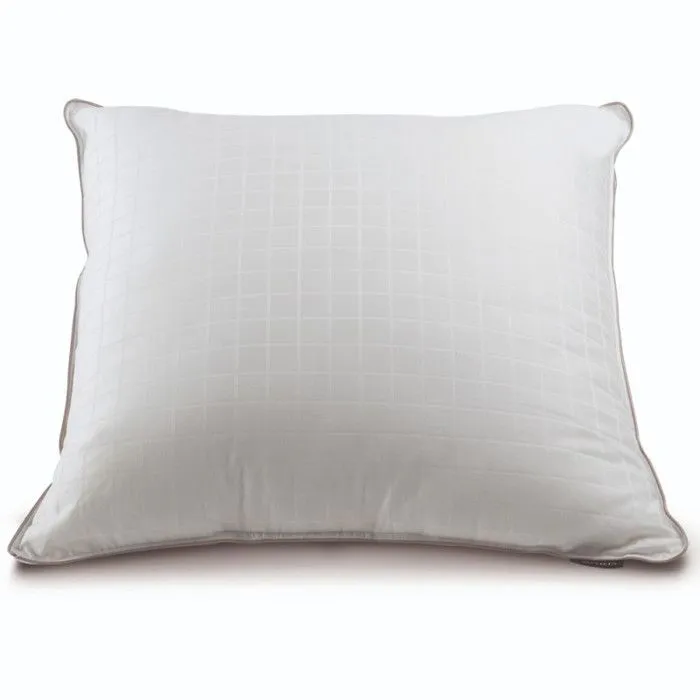 Oreiller "Microduv Fjord" Moelleux satinée à carreaux Lestra - Oreiller 65 x 65 cm-0