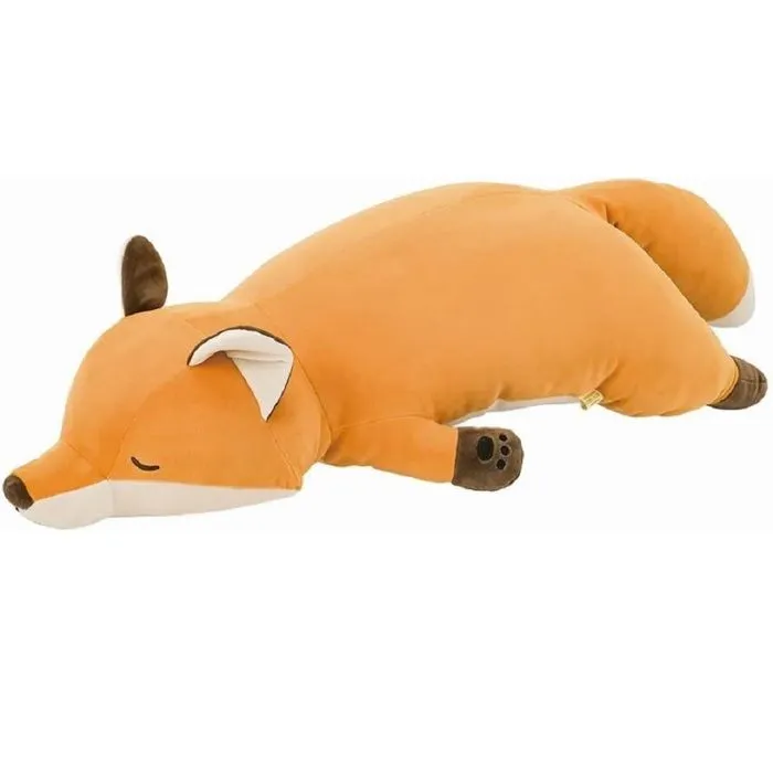 Peluche renard KONTA - TROUSSELIER - Taille L - Ultra doux - Effet relaxant-0