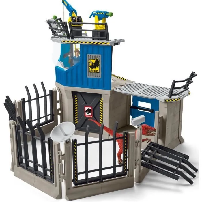 Grande station de recherche Dino, coffret de 72 pièces, jouets, Dès 5 ans, Schleich 41462 Dinosaurs-8