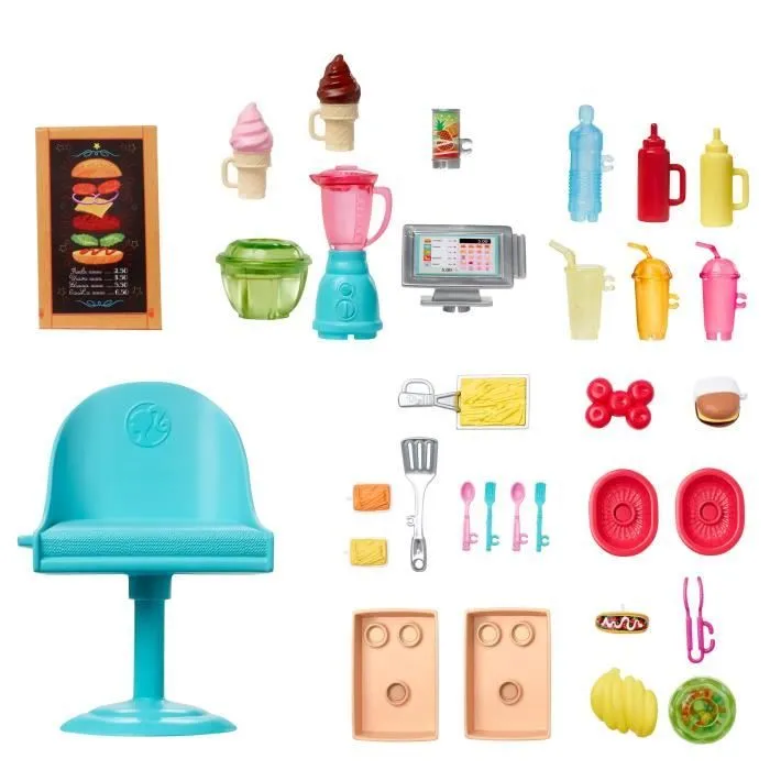 BARBIE - Le Food Truck de Barbie - 45 cm-4