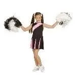 Déguisement Cheerleader Rose et Noir - WIDMANN - Taille 11/13 ans - Pour Danse et Spectacle-2