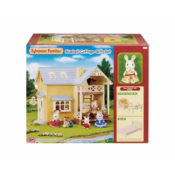 Coffret Le cottage au toit bleu - SYLVANIAN FAMILIES - 5671 - Pour Enfant de 5 ans et plus - Mobilier inclus-2