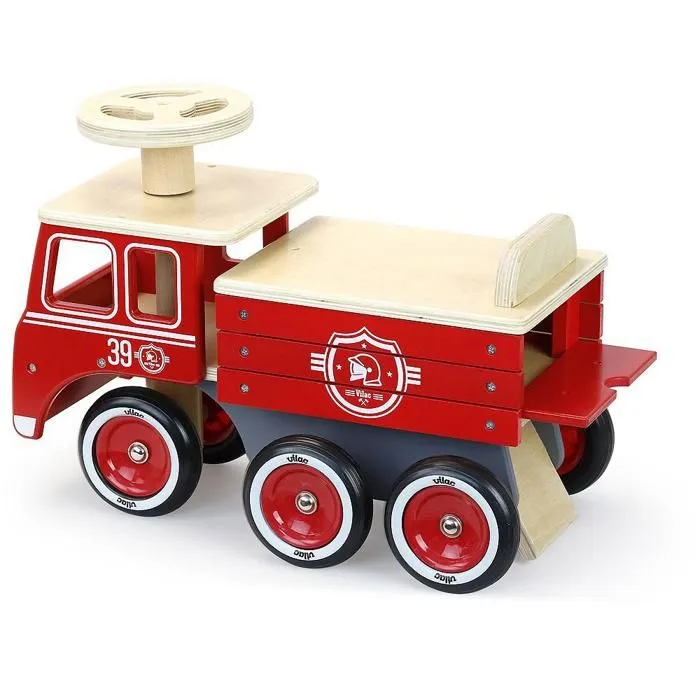 Vilac - Porteur camion de pompier-3