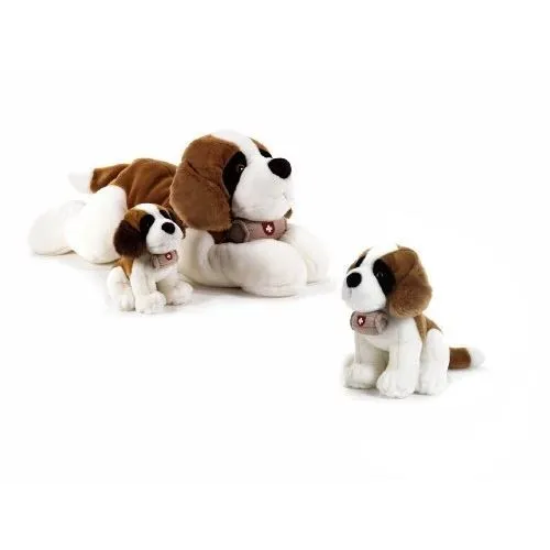 Peluche Scighera Saint Bernard - 70 cm - Plush & Company - Marron et blanc-0