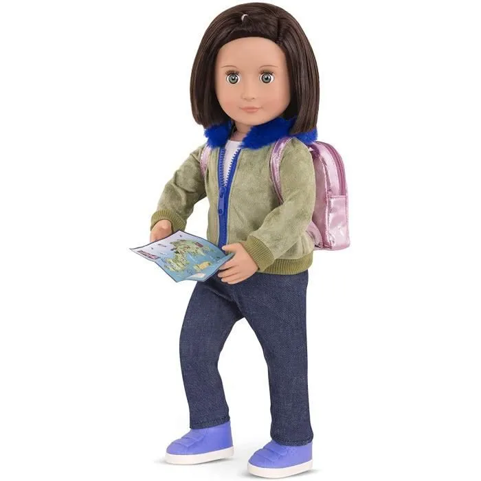 Tenue Deluxe Veste kaki bleue Our generation-2