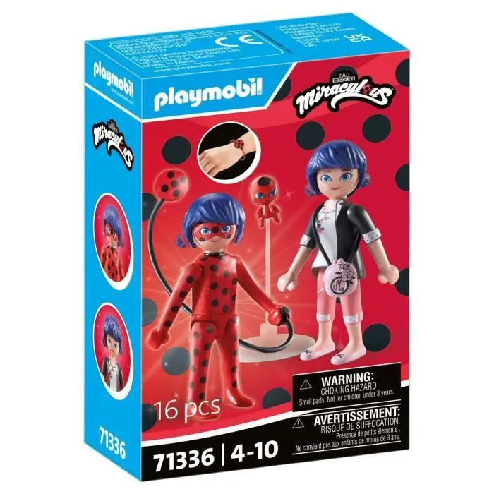 PLAYMOBIL 71336 Miraculous : Marinette & Ladybug-0