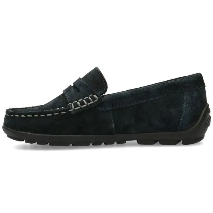Mocassins Enfant - Geox - Junior New Fast 33 - Noir - Semelle respirante - Mixte-1