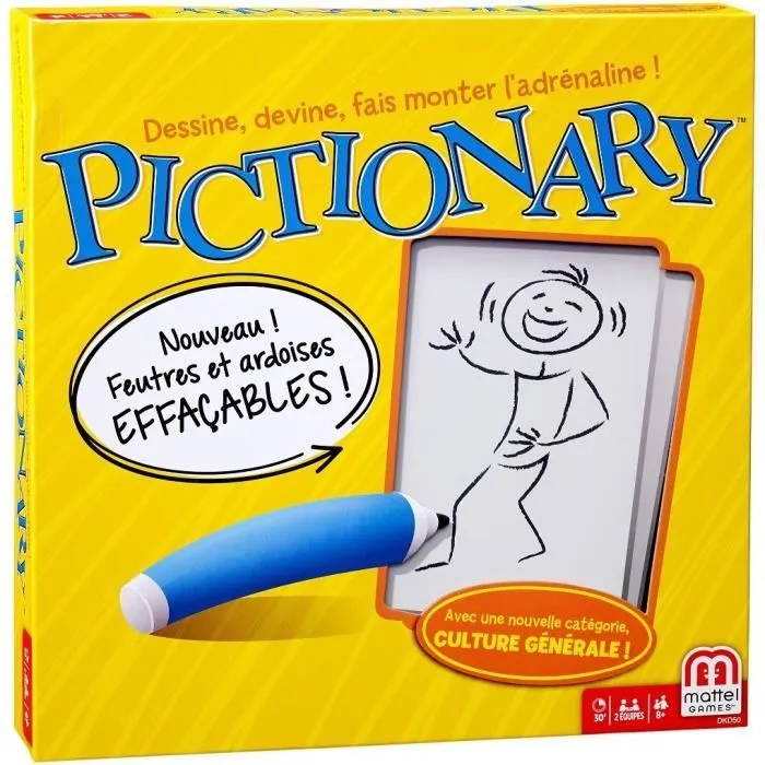 Mattel Games - Pictionary - Jeu de Société - 8 ans et + DKD50-0